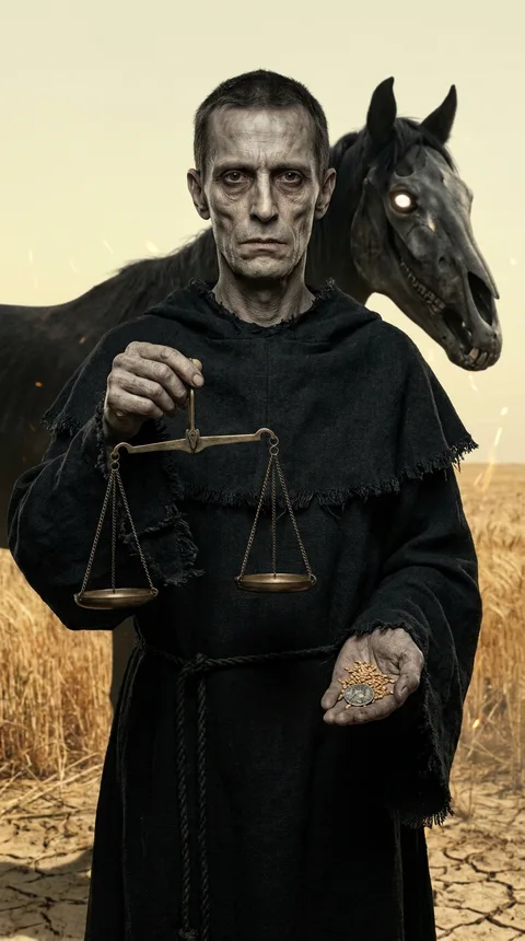 The Rider on the Black Horse (Third Seal) (Shawna's Bible Study Season 15 Episode 1 portrait)