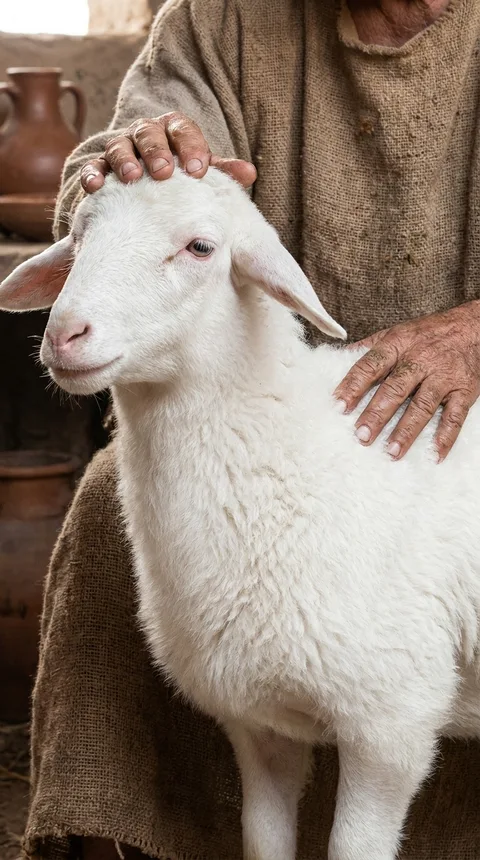 The Unblemished Passover Lamb (Shawna's Bible Study Season 9 Episode 2 portrait)
