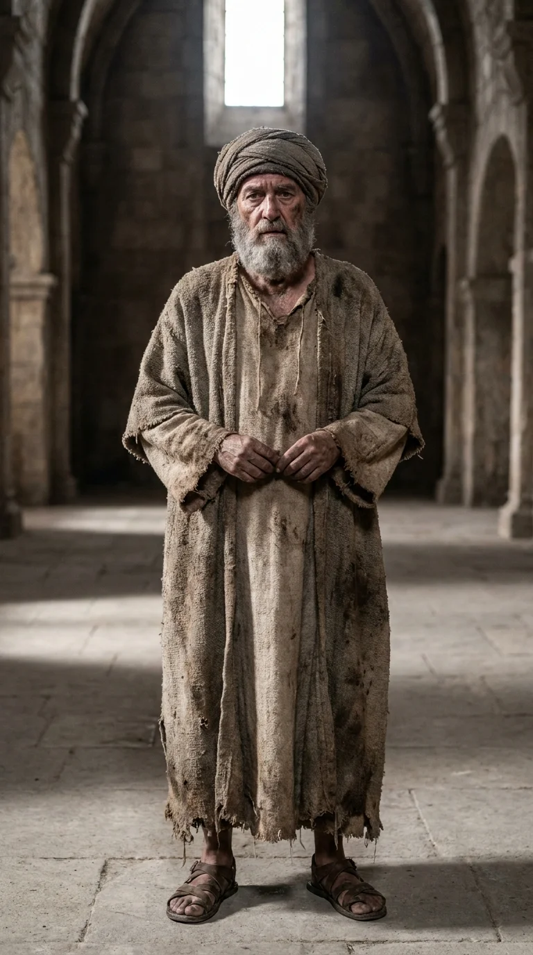 Before: Filthy Garments → Pure Festal Robes