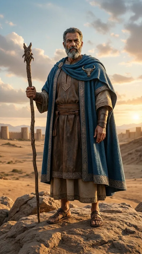 Joshua, Son of Nun — Commander at the Flooded Jordan (Shawna's Bible Study Season 9 Episode 5 portrait)