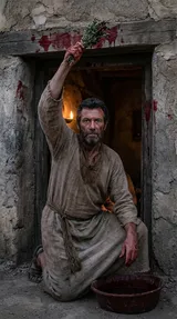 The Israelite Father at the First Passover