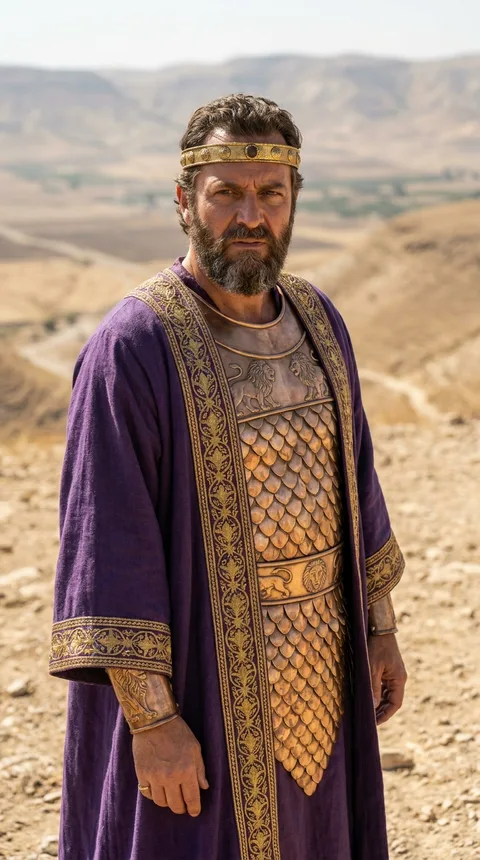King Ahab — The Troubler-King at Mount Carmel (Shawna's Bible Study Season 14 Episode 1 portrait)